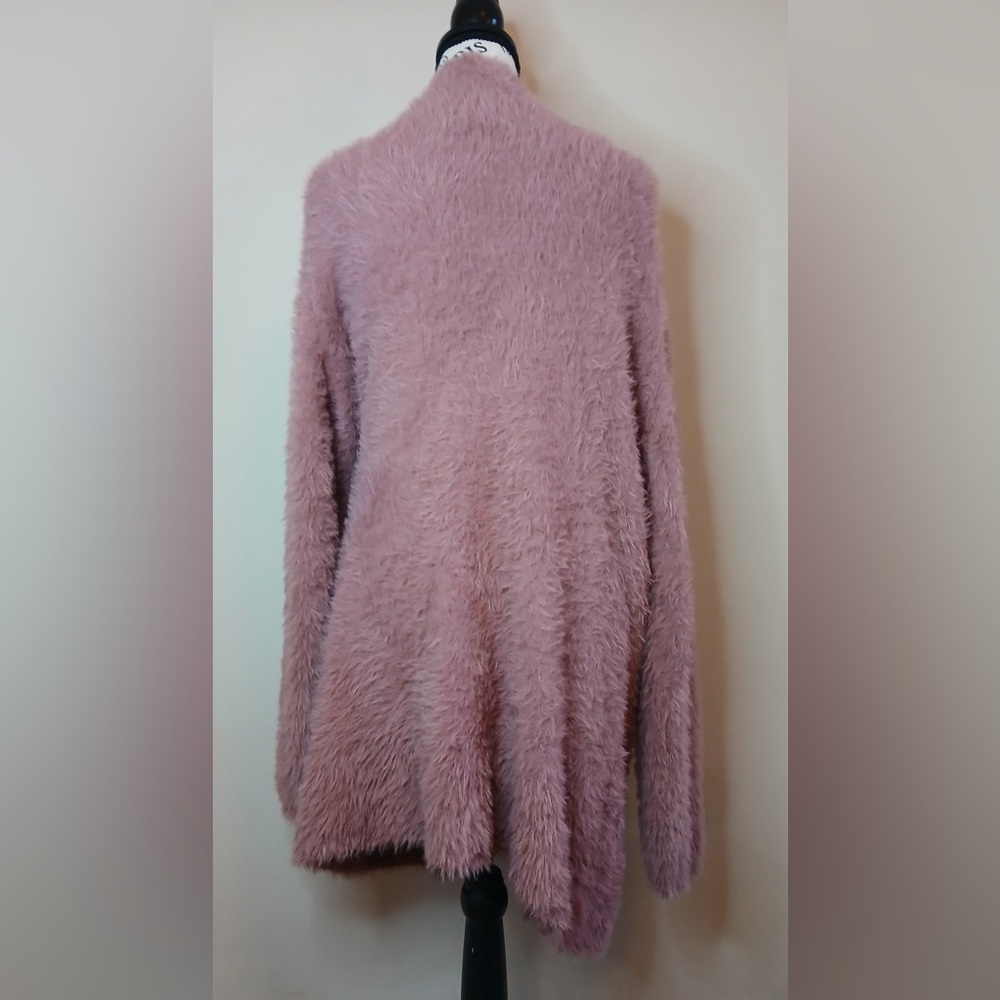 Free People Fuzzy Pink Cardigan - Picture 8 of 10